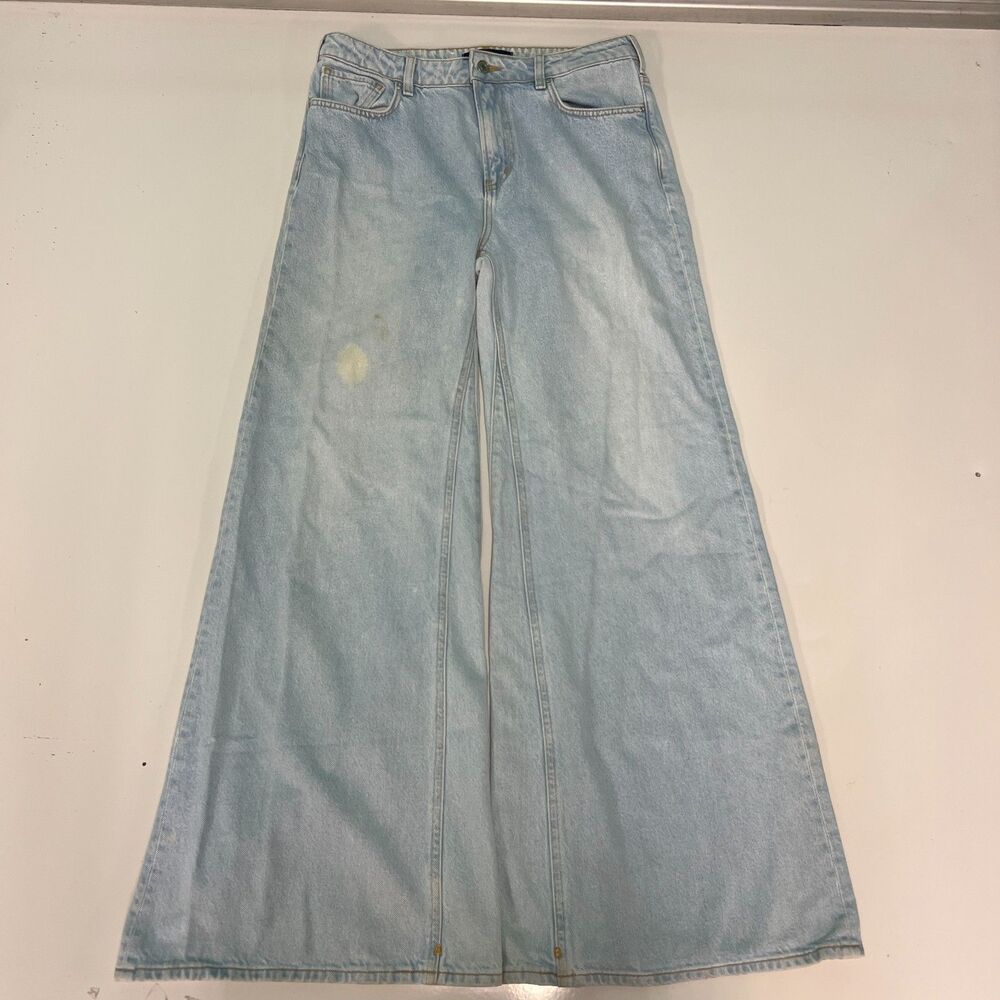 Scotch & Soda Jeans Womens 30x32 Blue Light Wash High Rise Relaxed Wide Leg